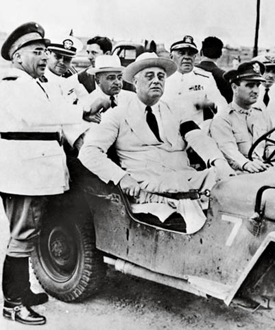 1933 -  PROJETO 2000 - POL TICA DA BOA VIZINHAN A - ROOSEVELT JUNTO COM GET LIO VARGAS EM VISITA AO BRASIL  1933 